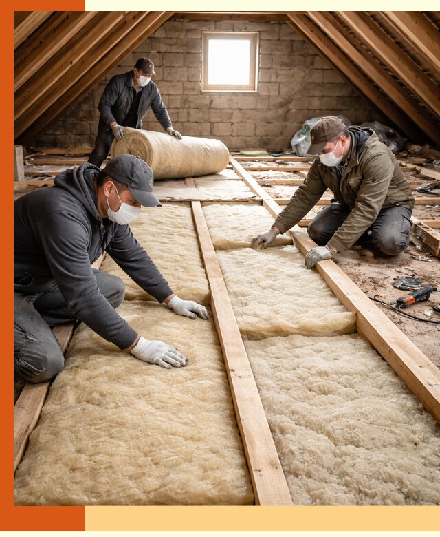 Утепление чердака в соколе — профессиональная теплоизоляция кровли
