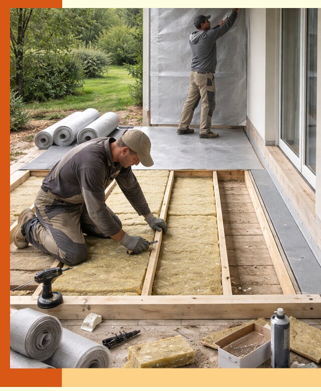 Утепление террасы в соколе — тепло и защита круглогодично