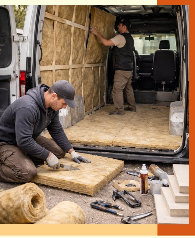 Утепление кемпера в соколе под ключ от 12503 руб. — профессионально | ТепломастерСкл