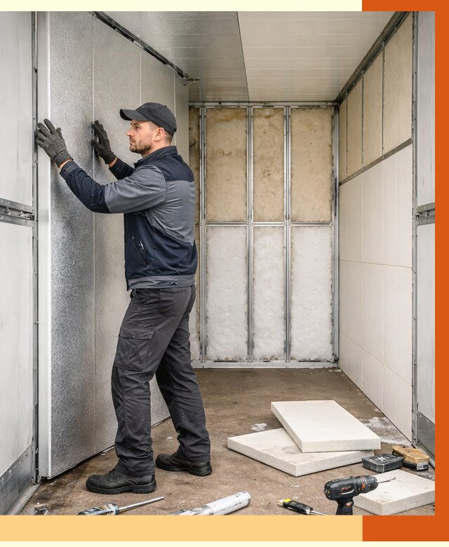 Утепление холодильного кузова в соколе от 14066 руб. под ключ | ТепломастерСкл