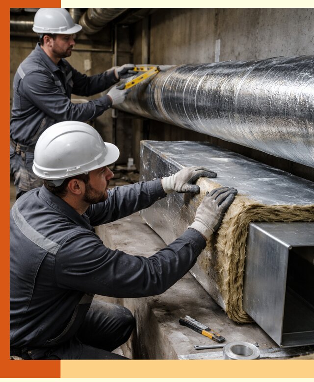 Профессиональное утепление воздуховодов и теплоизоляция в соколе