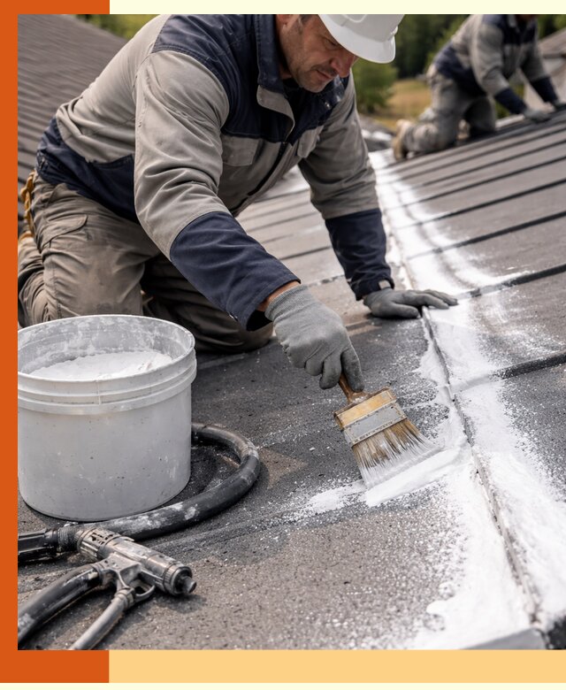 Утепление кровли жидкой теплоизоляцией в соколе