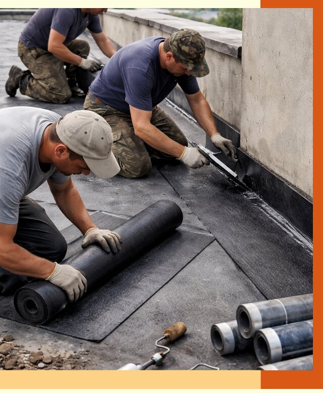 Гидроизоляция кровли в соколе от 4689 руб. — профессиональная гидроизоляция крыши | ТепломастерСкл