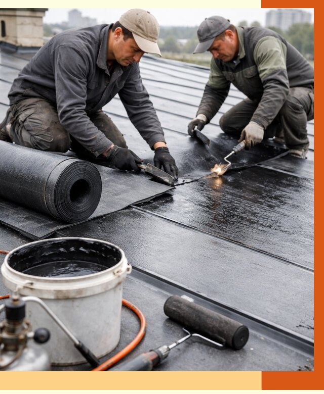 Гидроизоляция фальцевой кровли в соколе от 7814 руб. под ключ | ТепломастерСкл