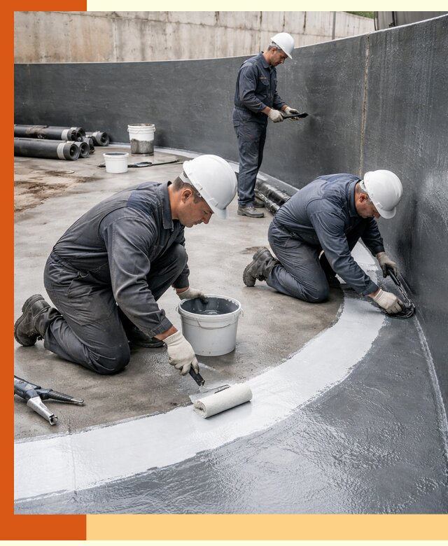 Гидроизоляция резервуара для топлива в соколе